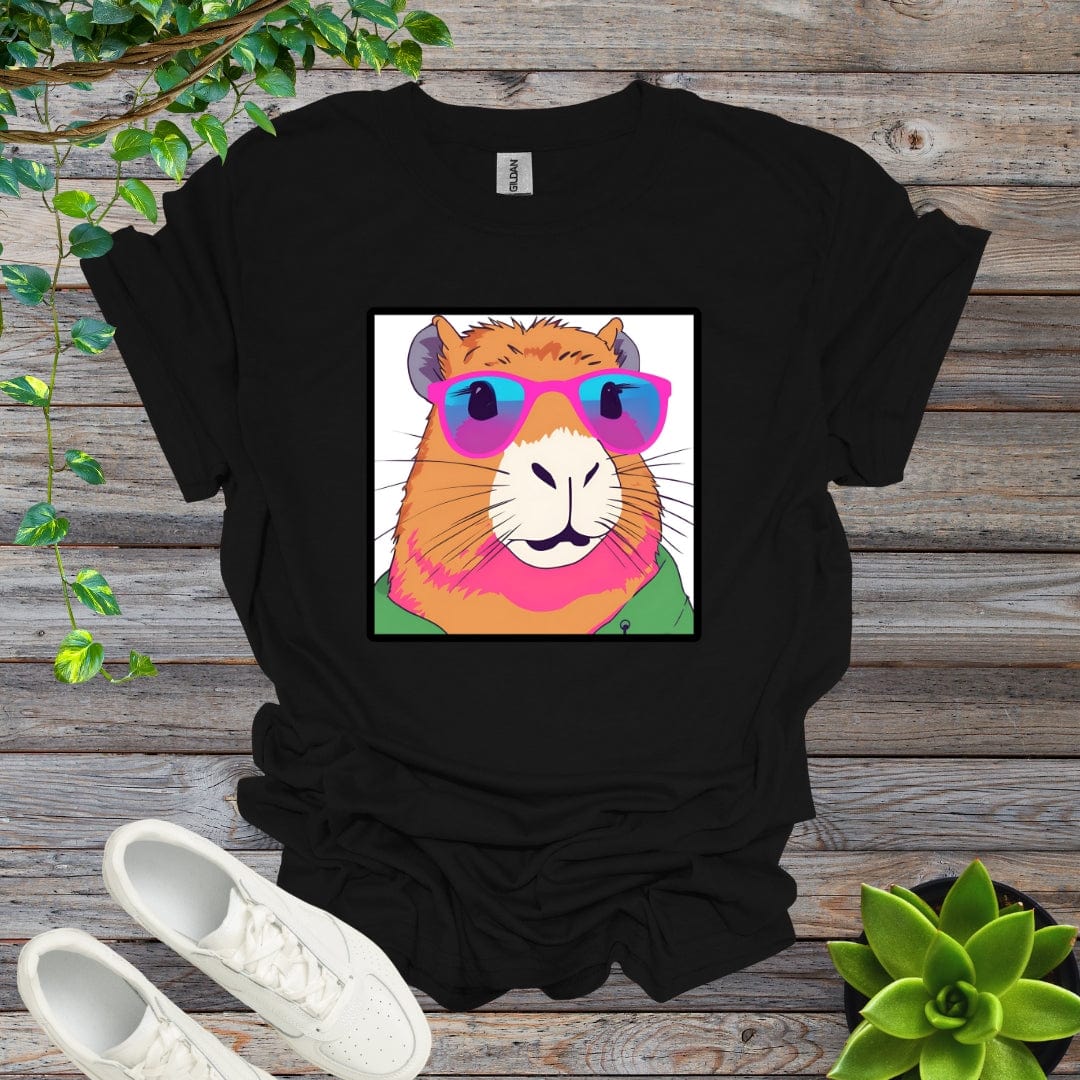 Black / S Capybara - Cartoon Shirt