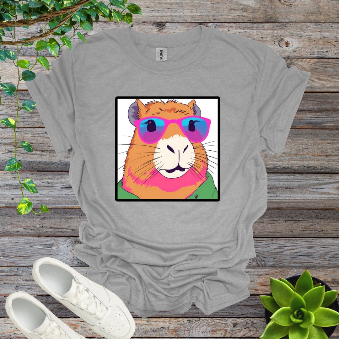 Sport Grey / S Capybara - Cartoon Shirt