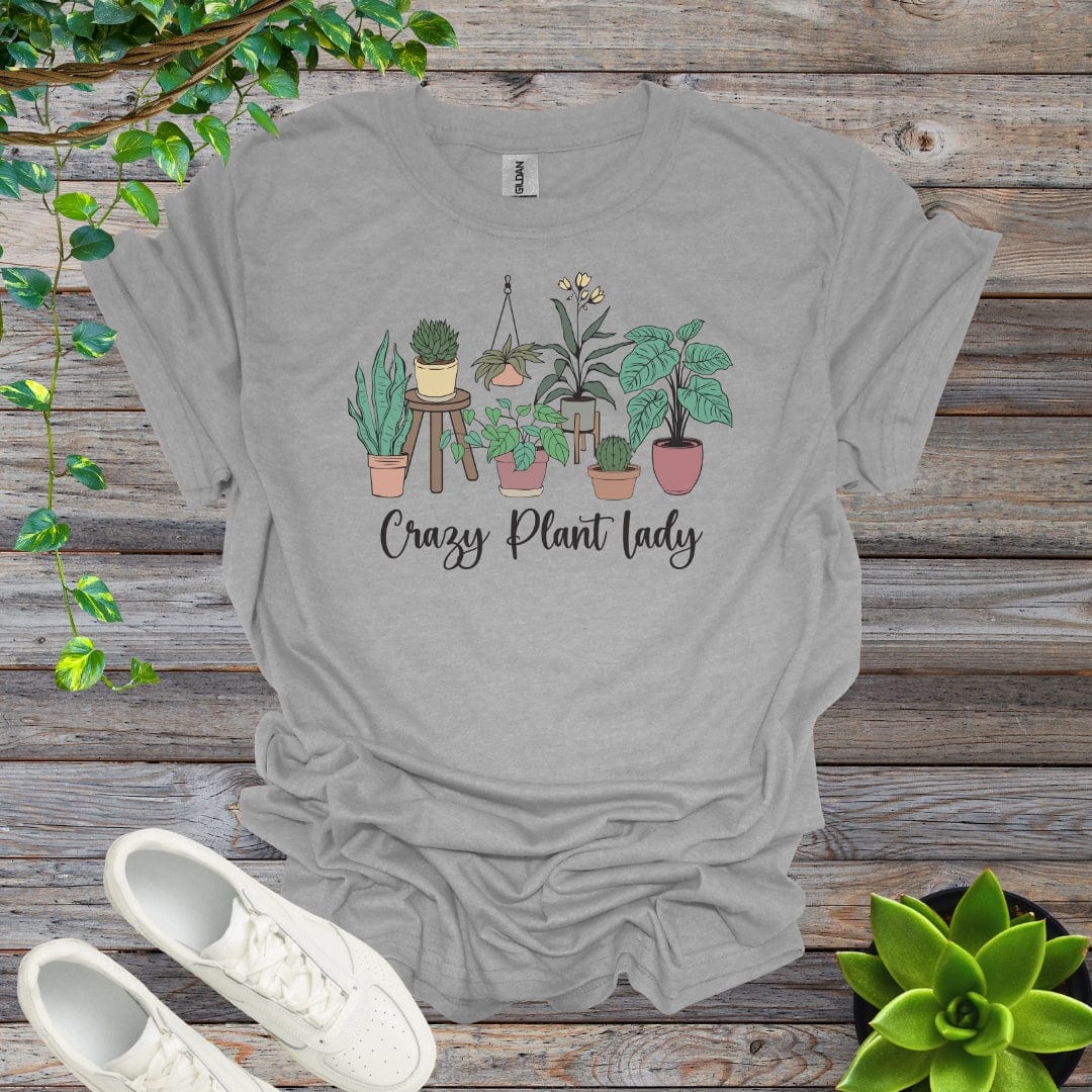 Sport Grey / S Crazy Plant Lady Version 1 Shirt