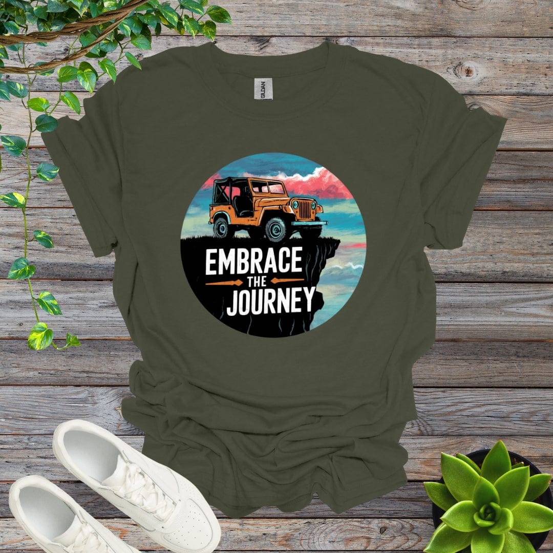 Military Green / S Embrace The Journey Shirt