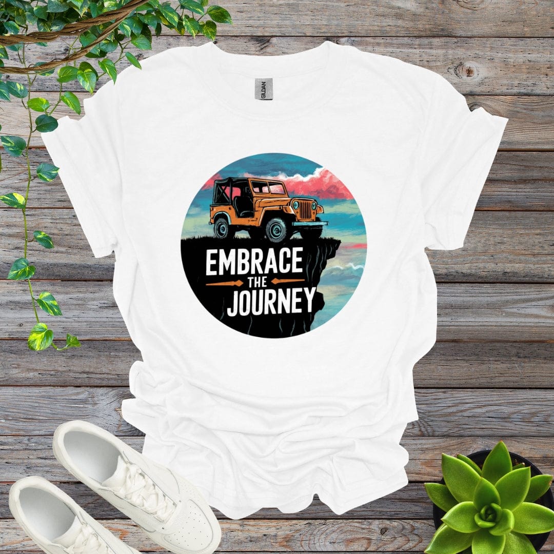 White / S Embrace The Journey Shirt