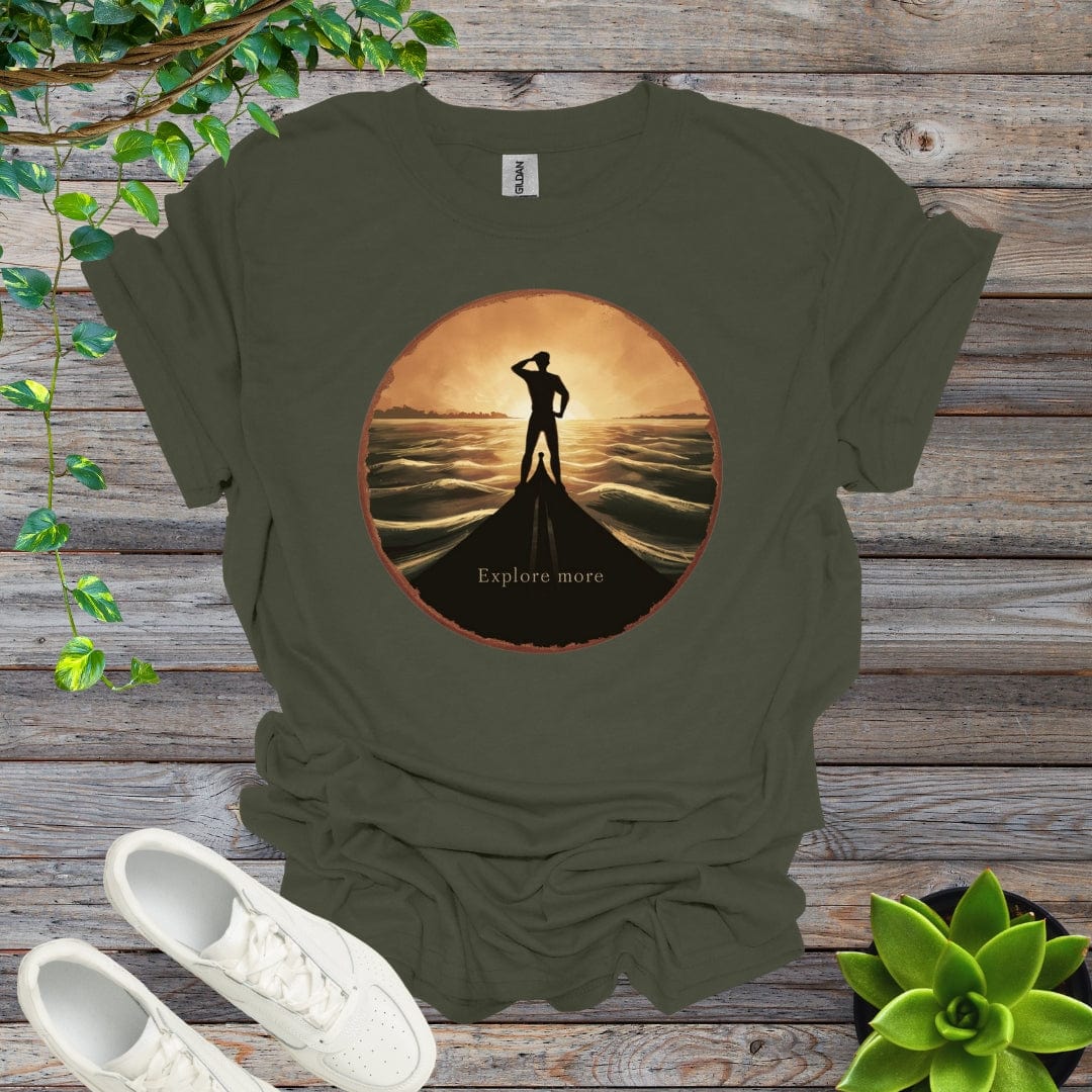 Military Green / S Explore More Shirt