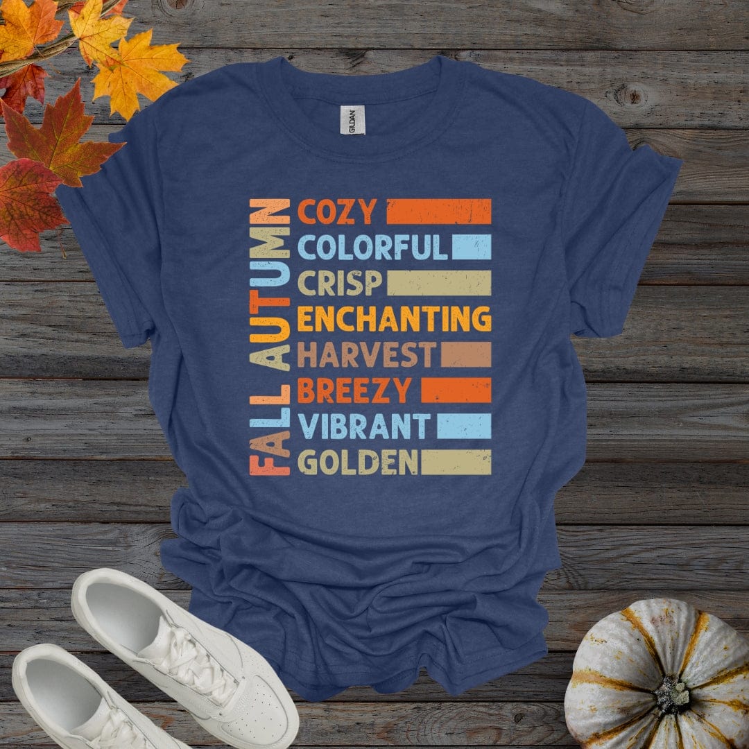 Heather Navy / S Fall Feels Shirt