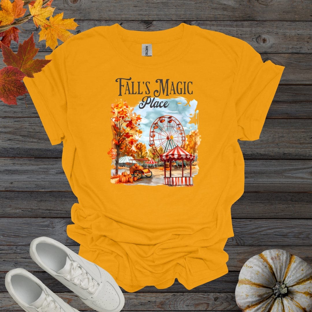 Gold / S Fall's Magic Place - Version 1 Shirt