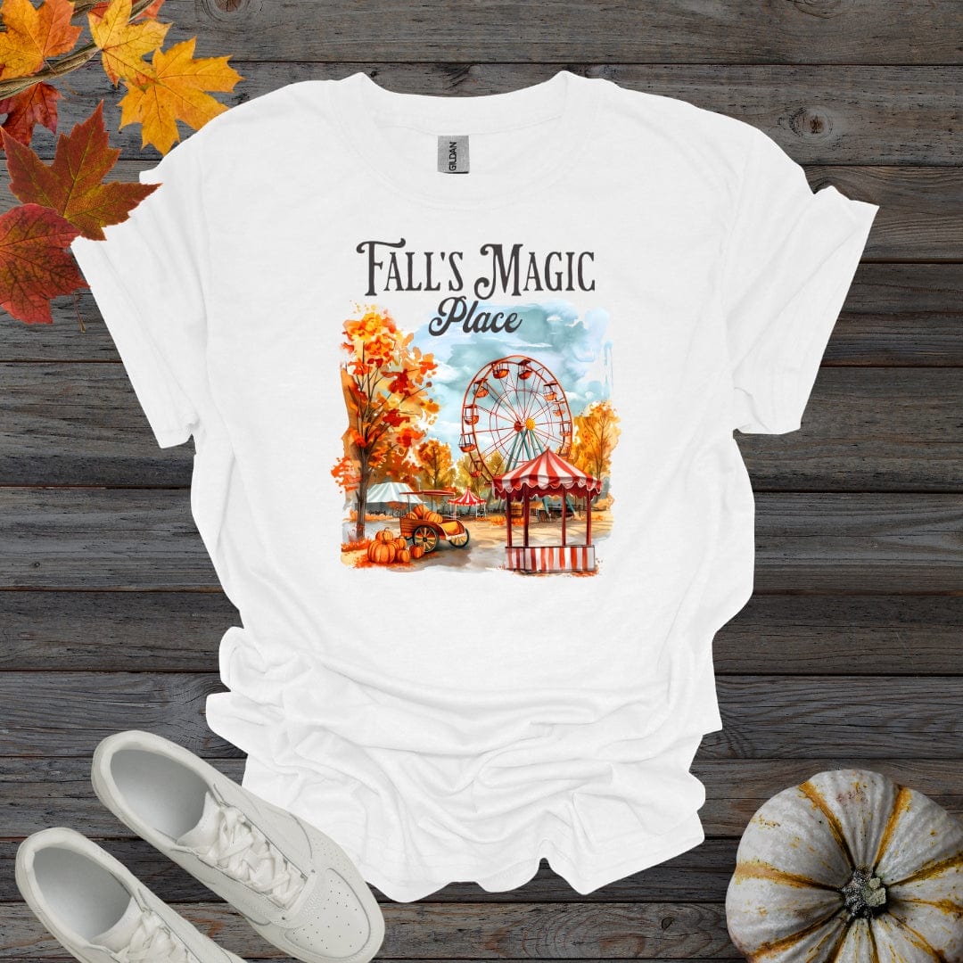 White / S Fall's Magic Place - Version 1 Shirt