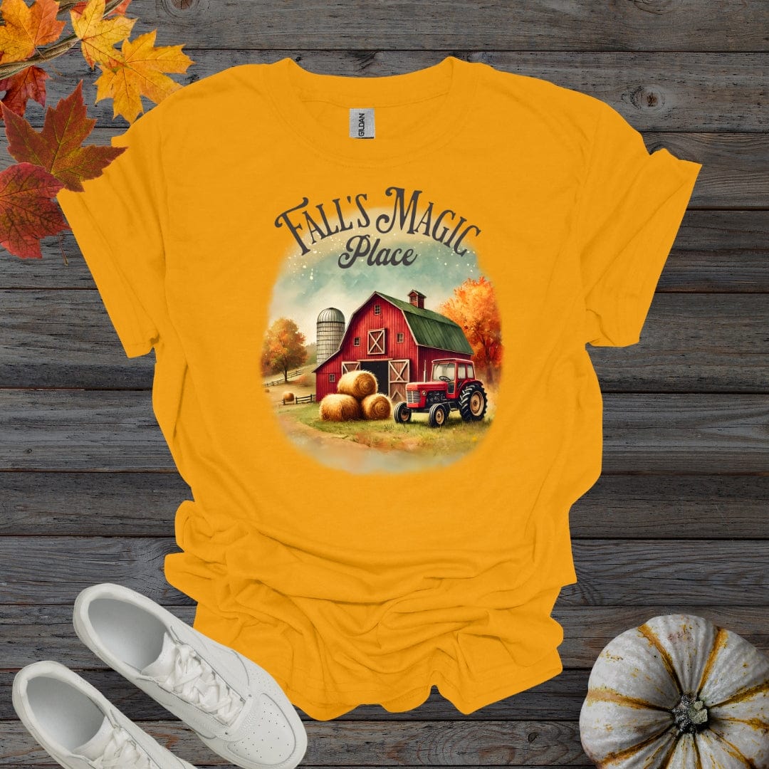 Gold / S Fall's Magic Place - Version 2 Shirt