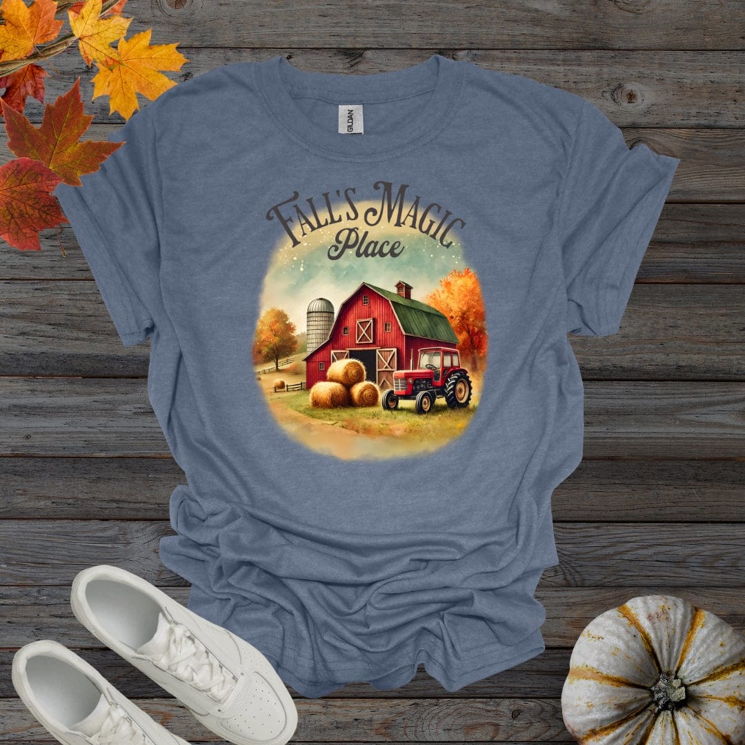 Heather Indigo / S Fall's Magic Place - Version 2 Shirt