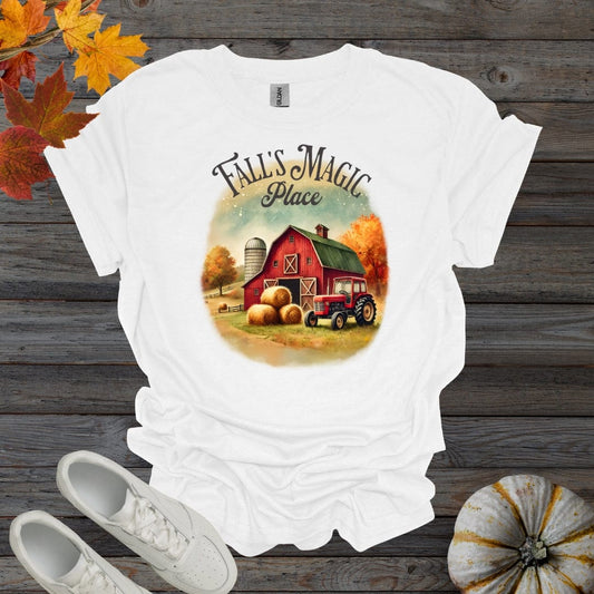 White / S Fall's Magic Place - Version 2 Shirt