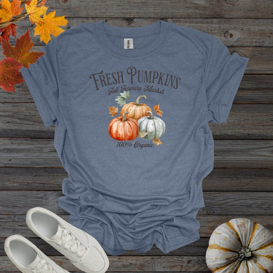 Heather Indigo / S Fresh Pumpkins - Version 1 Shirt