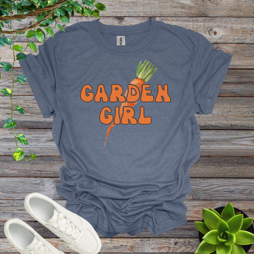 Heather Indigo / S Garden Girl Shirt