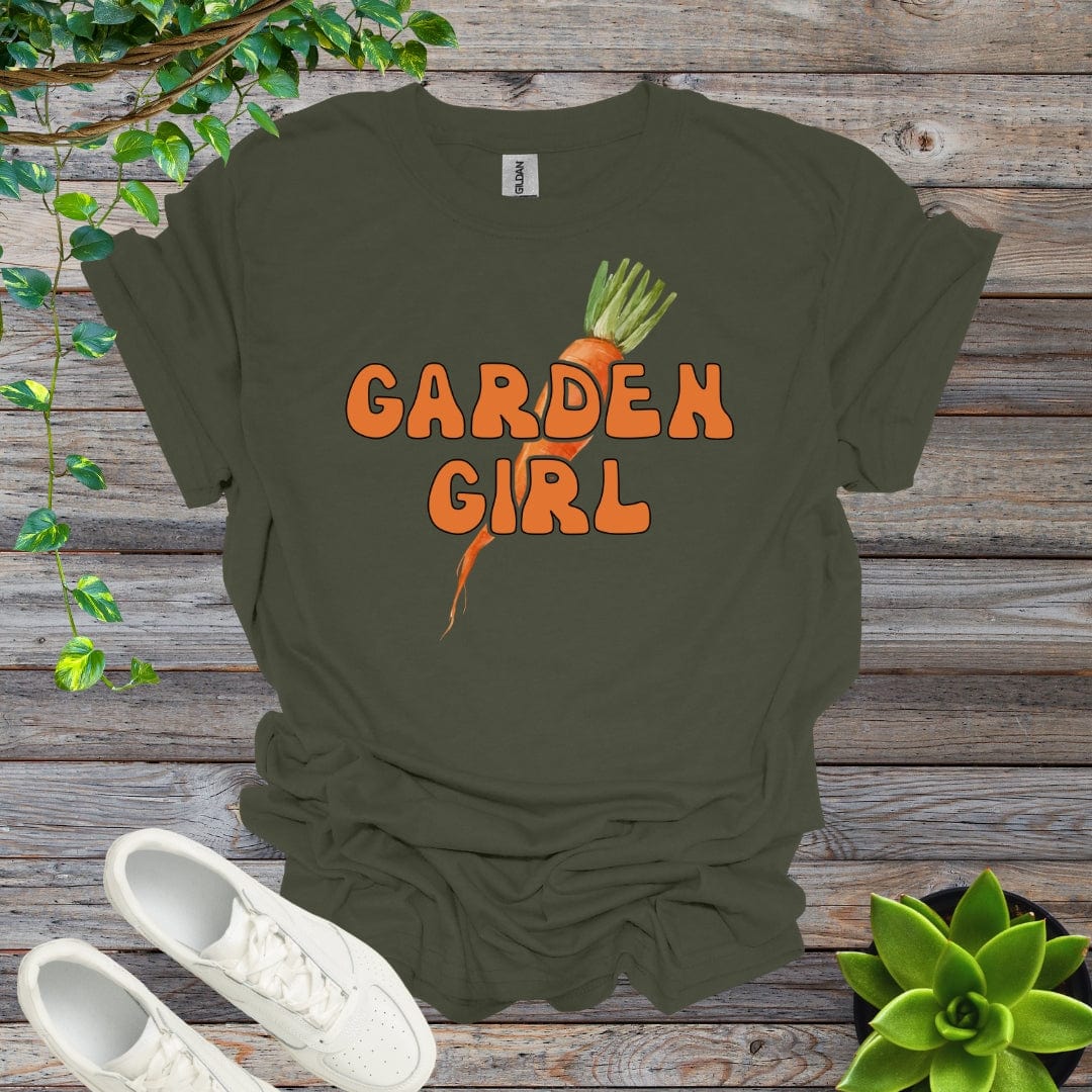 Military Green / S Garden Girl Shirt