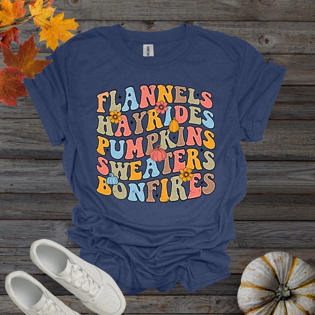 Heather Navy / S Get Your Fall On Shirt