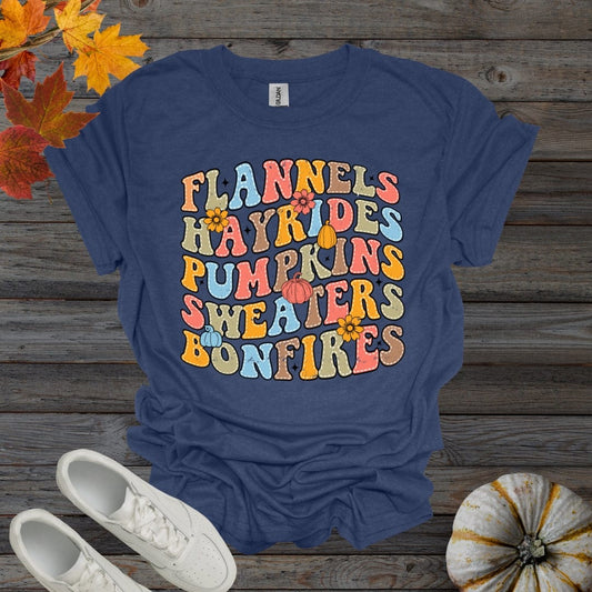 Heather Navy / S Get Your Fall On Shirt