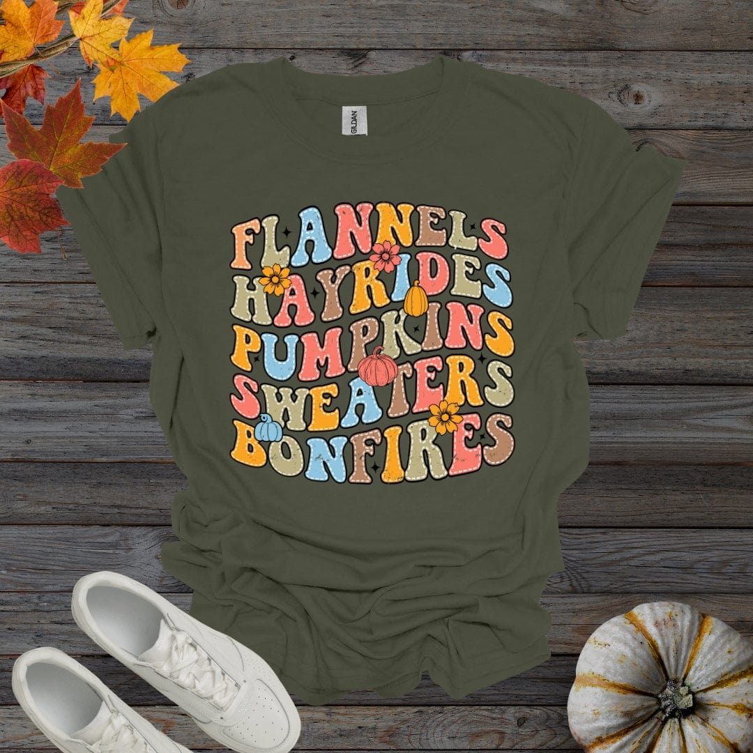 Military Green / S Get Your Fall On Shirt