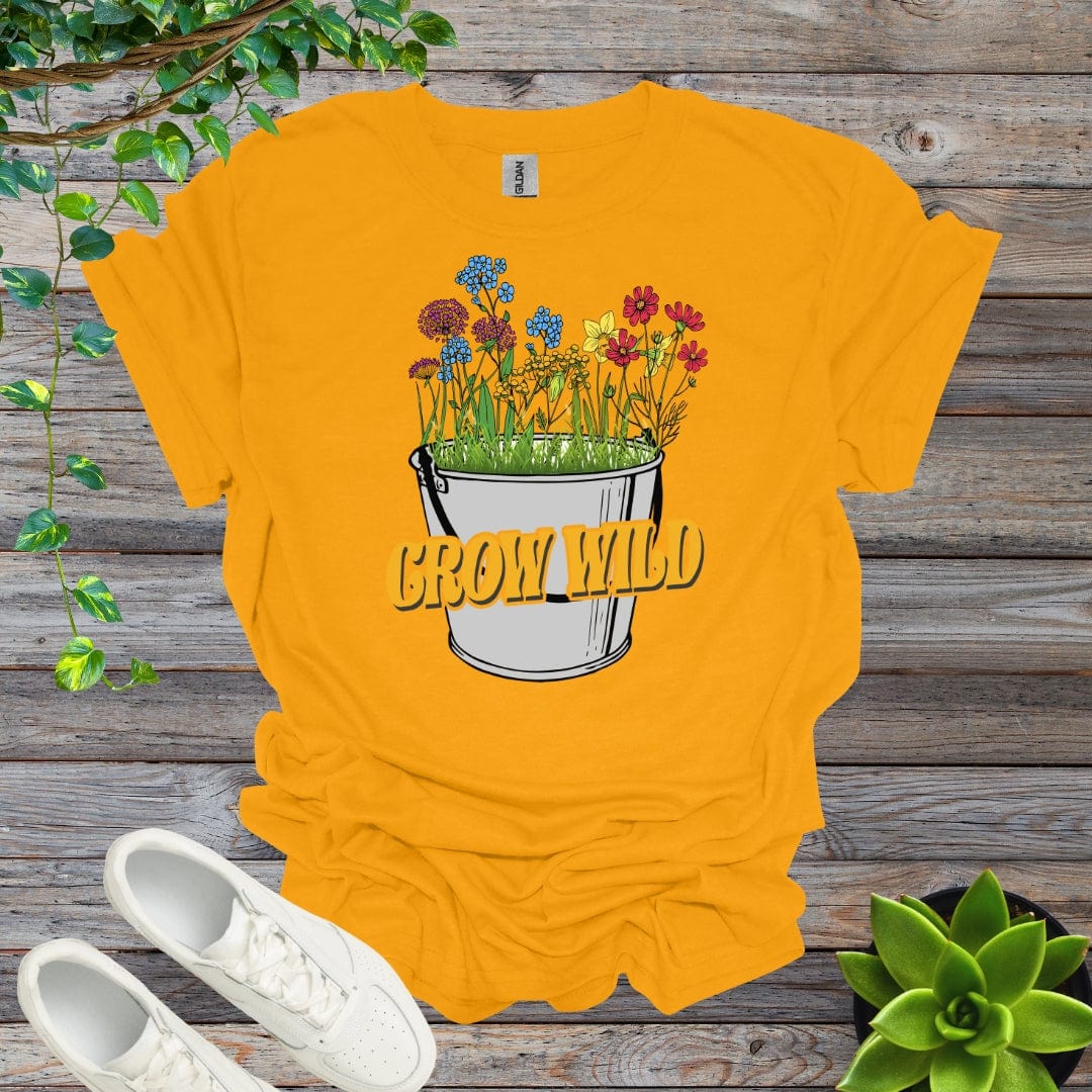 Gold / S Grow Wild Bucket Shirt