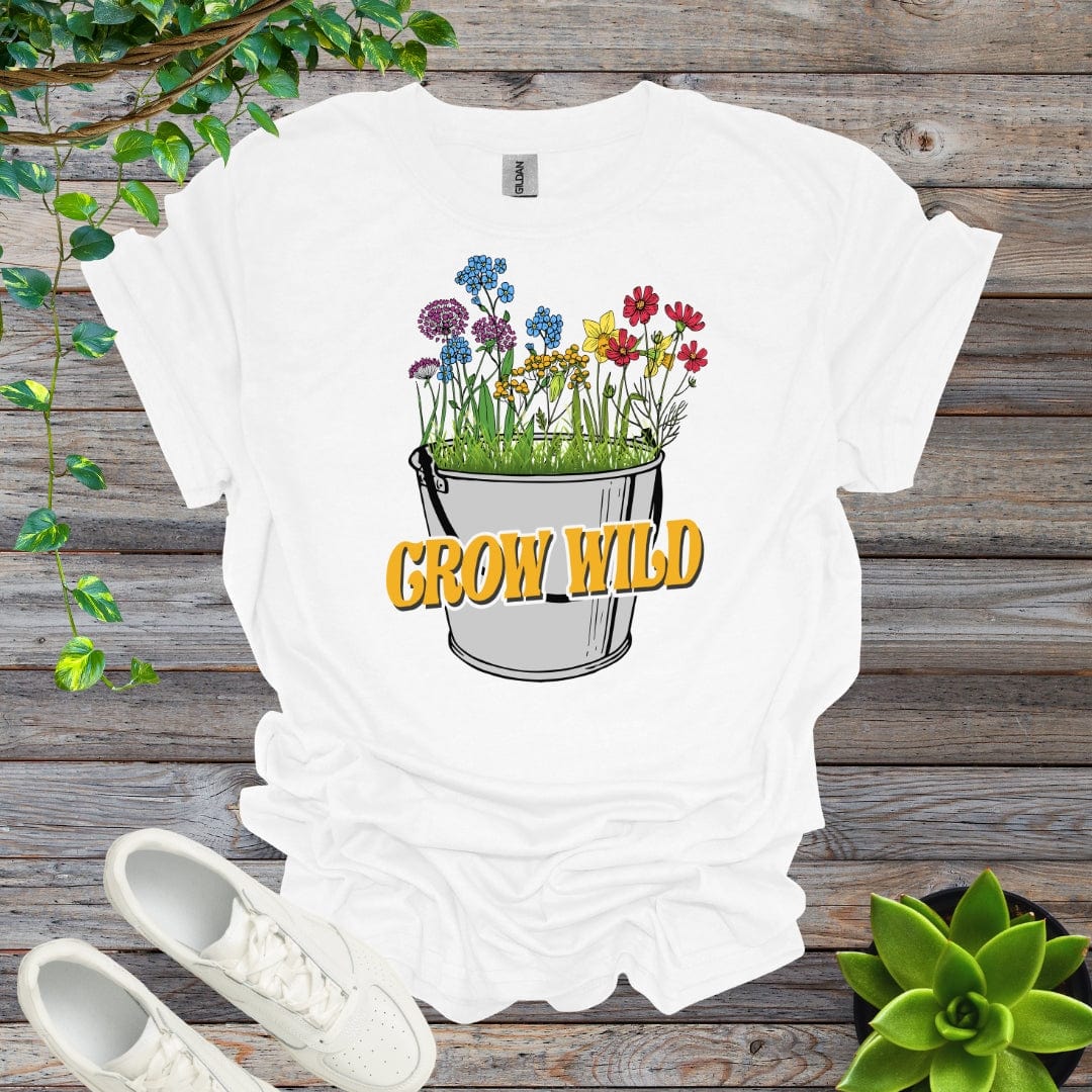 White / S Grow Wild Bucket Shirt