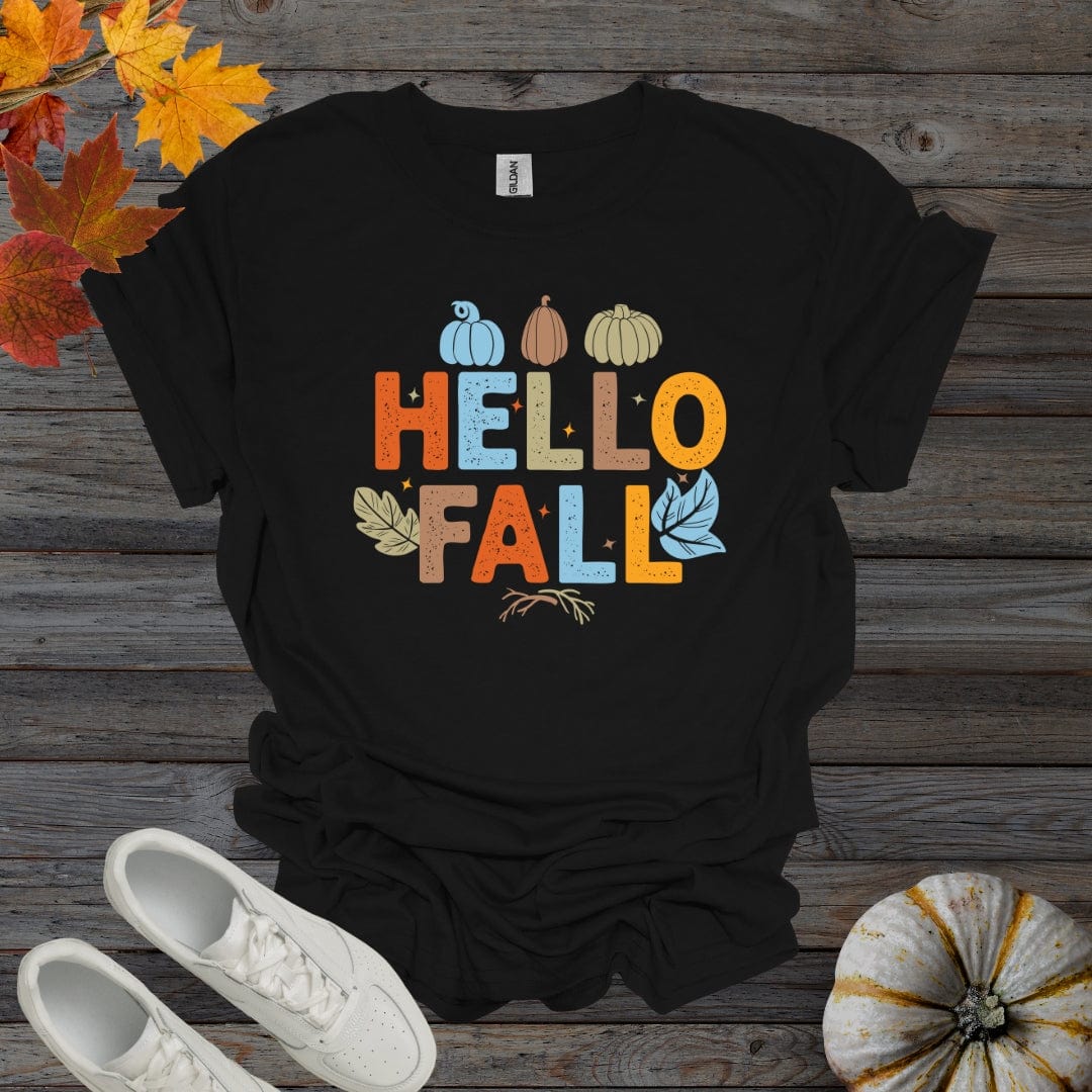 Black / S Hello Fall Shirt