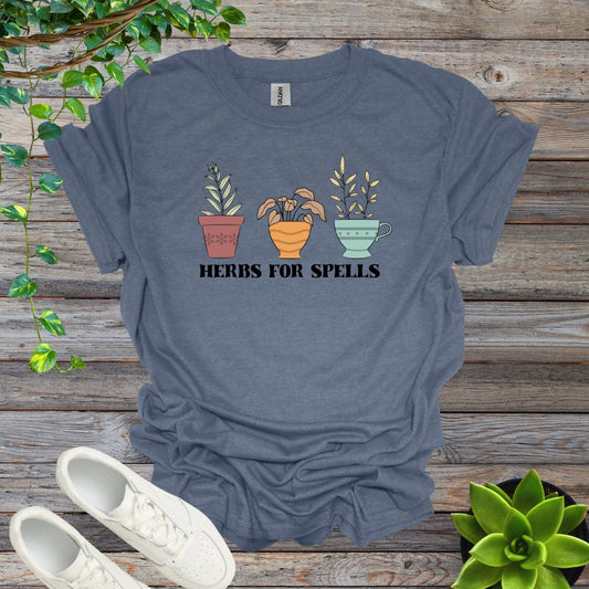 Heather Indigo / S Herbs For Spells Shirt