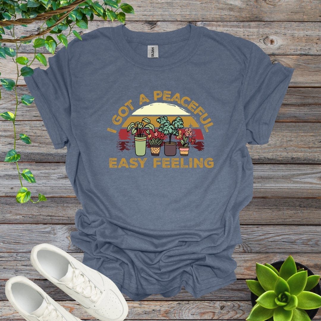 Heather Indigo / S I Got A Peaceful Easy Feeling Shirt