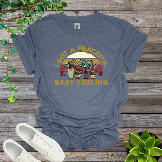 Heather Indigo / S I Got A Peaceful Easy Feeling Shirt