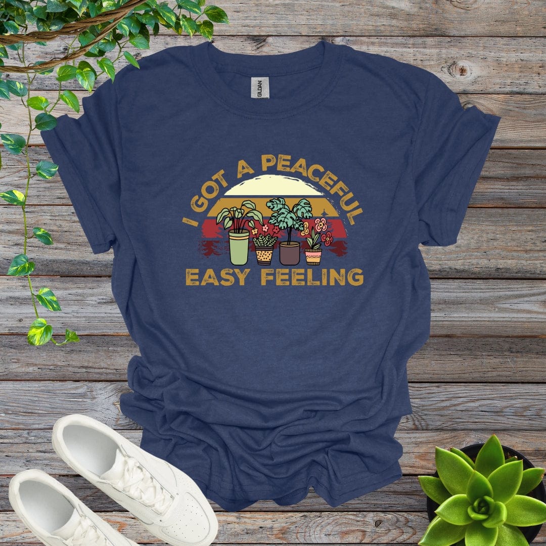 Heather Navy / S I Got A Peaceful Easy Feeling Shirt