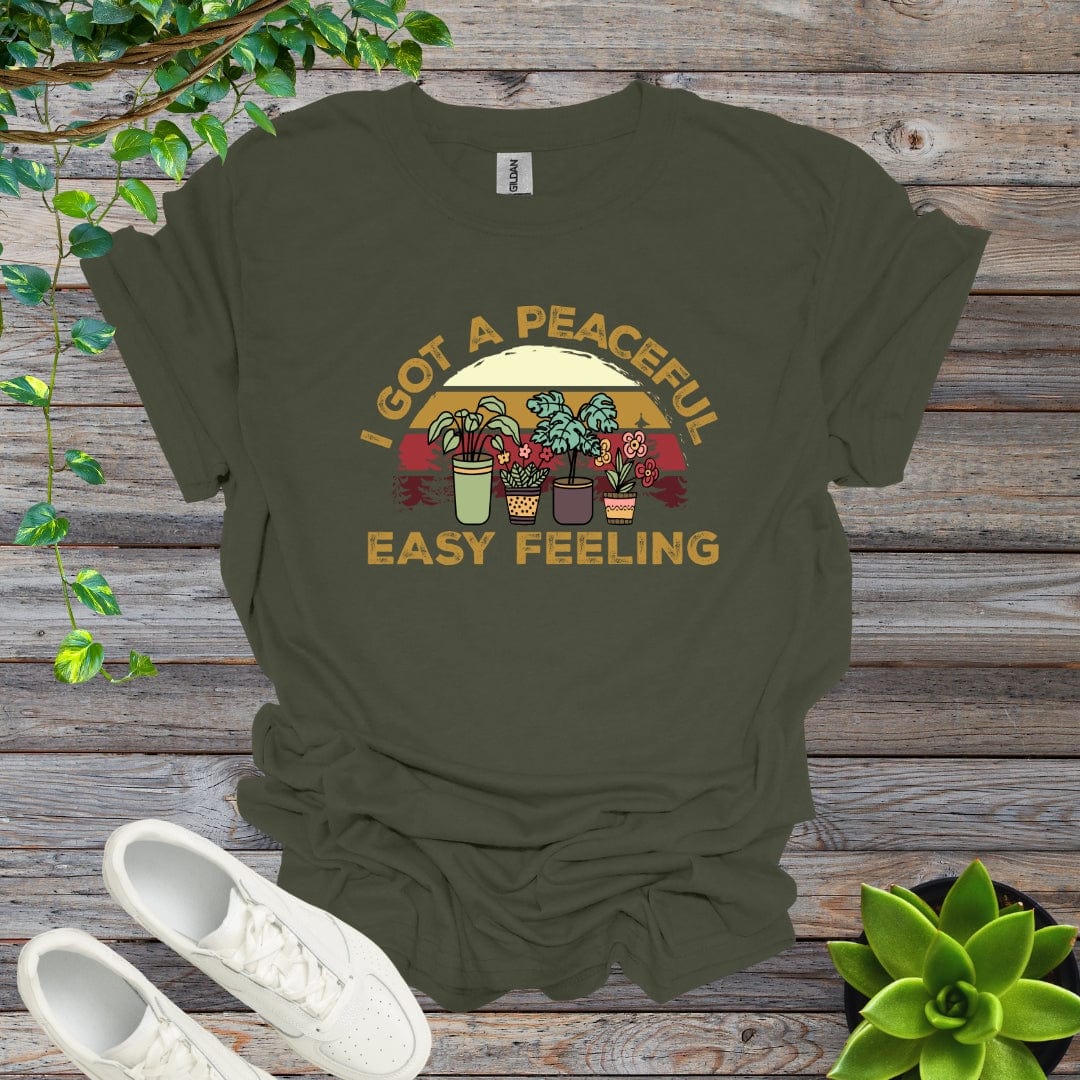 Military Green / S I Got A Peaceful Easy Feeling Shirt