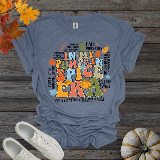 Heather Indigo / S In My Pumpkin Spice Era -  Version 1 Shirt