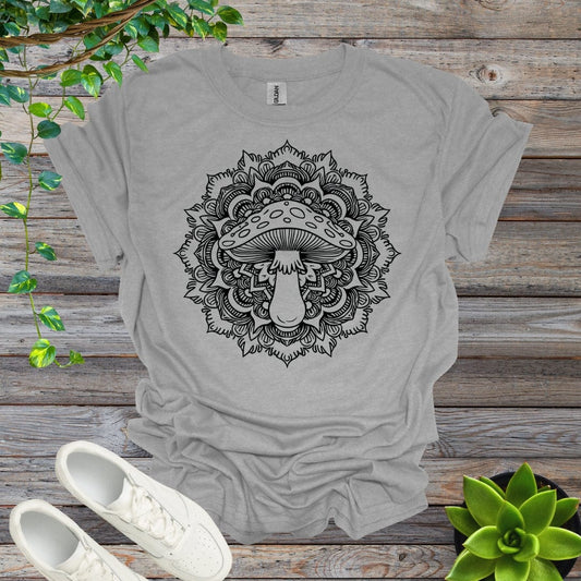 Sport Grey / S Mandala Mushroom -  Version 1 Shirt