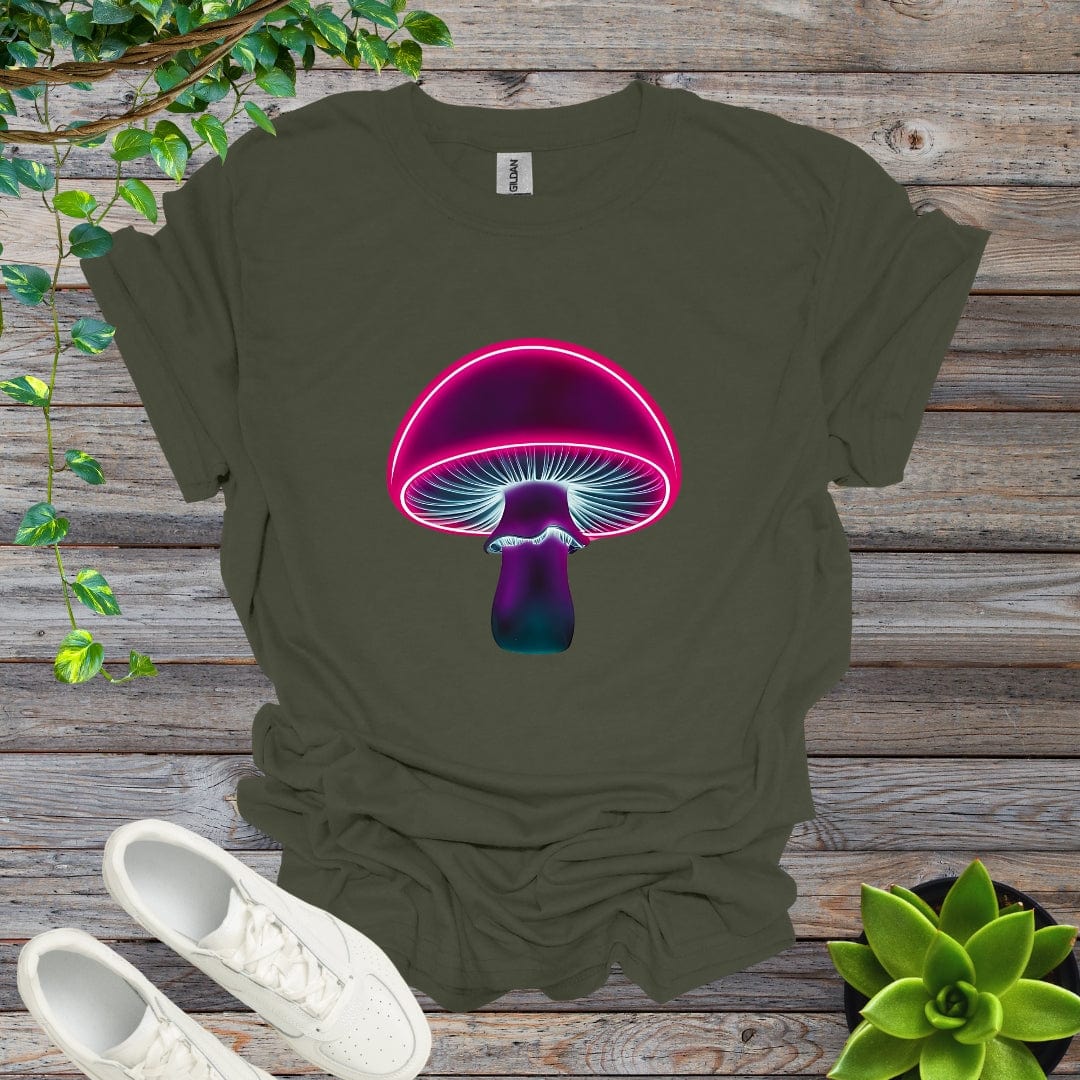 Military Green / S Neon Shroom - Version 1 Shirt