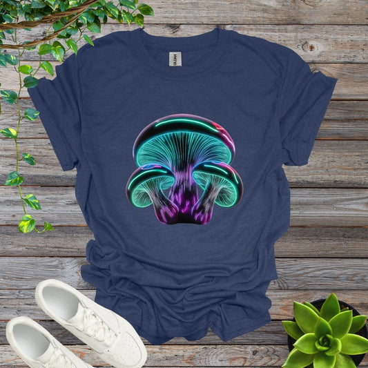 Heather Navy / S Neon Shroom - Version 2 Shirt