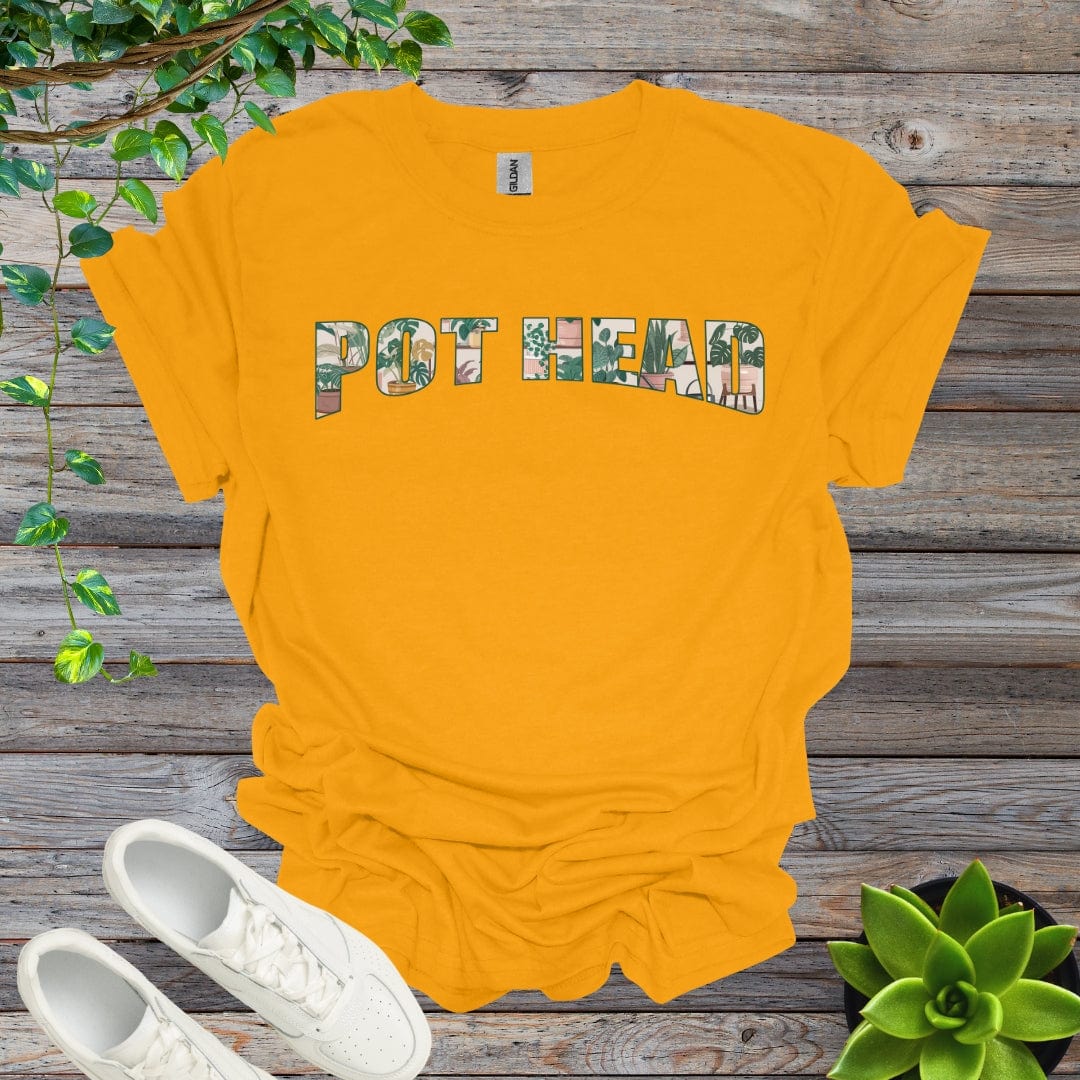 Gold / S Pot Head - Version 2 Shirt