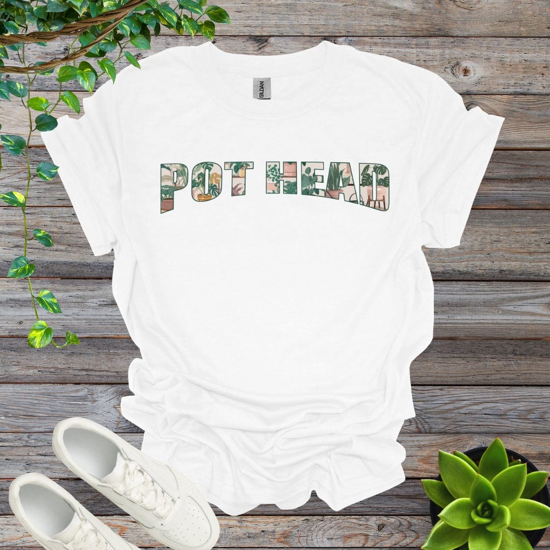 White / S Pot Head - Version 2 Shirt