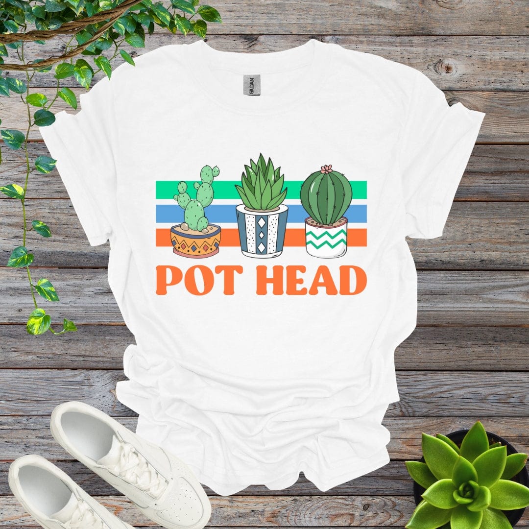 White / S Pothead - Version 1 Shirt