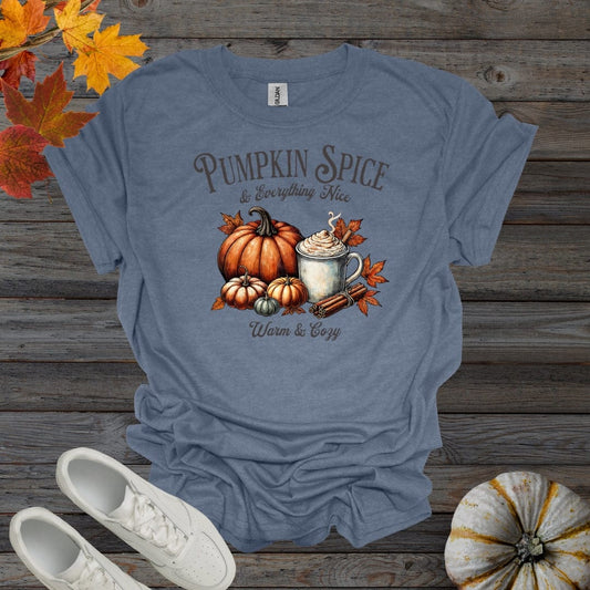 Heather Indigo / S Pumpkin Spice And Everything Nice - Version 2 Shirt