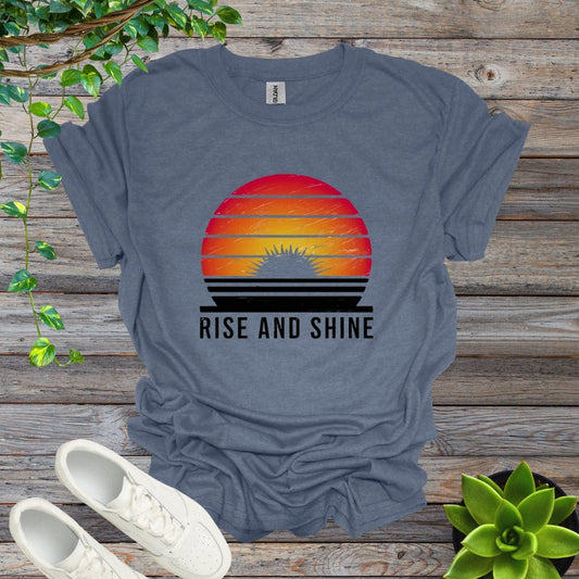 Heather Indigo / S Rise & Shine Shirt