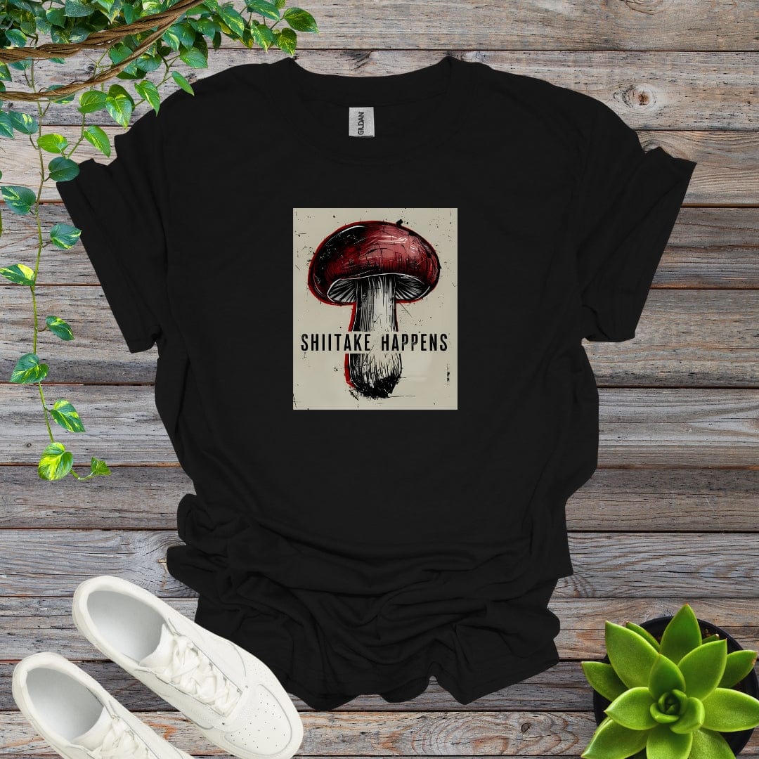 Black / S Shiitake Happens - Version 2 Shirt