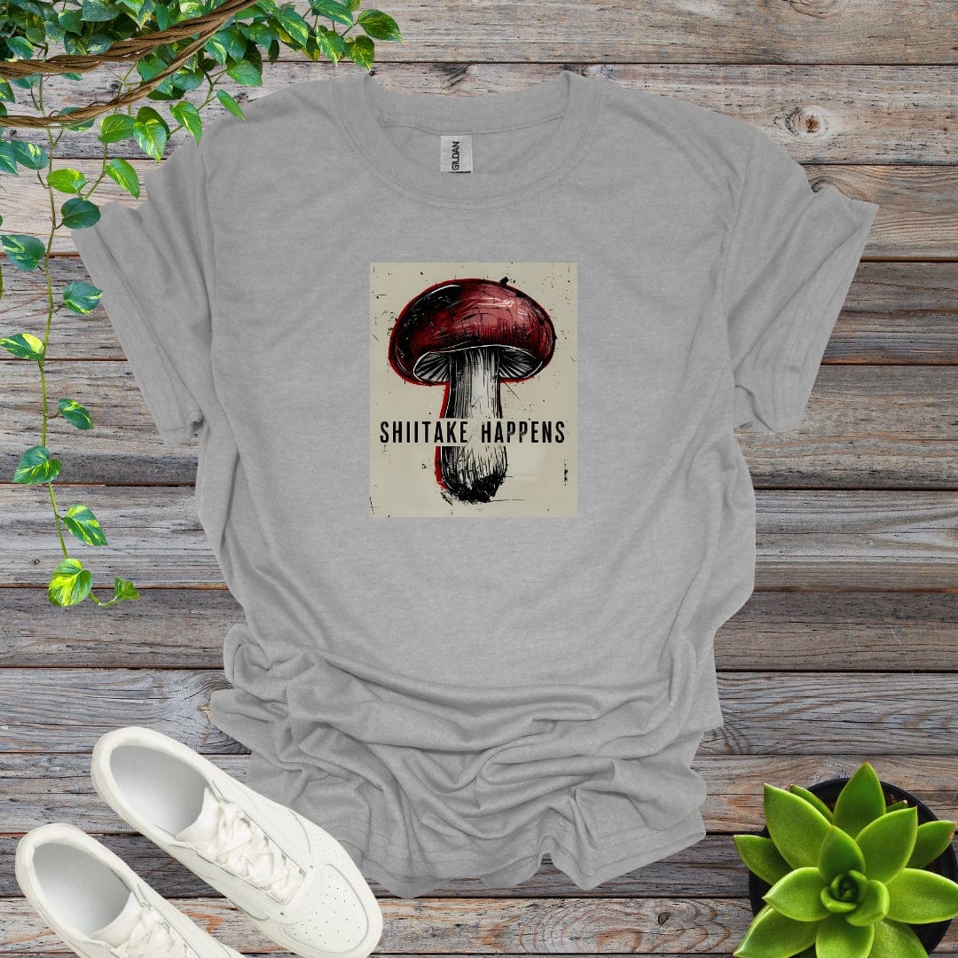 Sport Grey / S Shiitake Happens - Version 2 Shirt