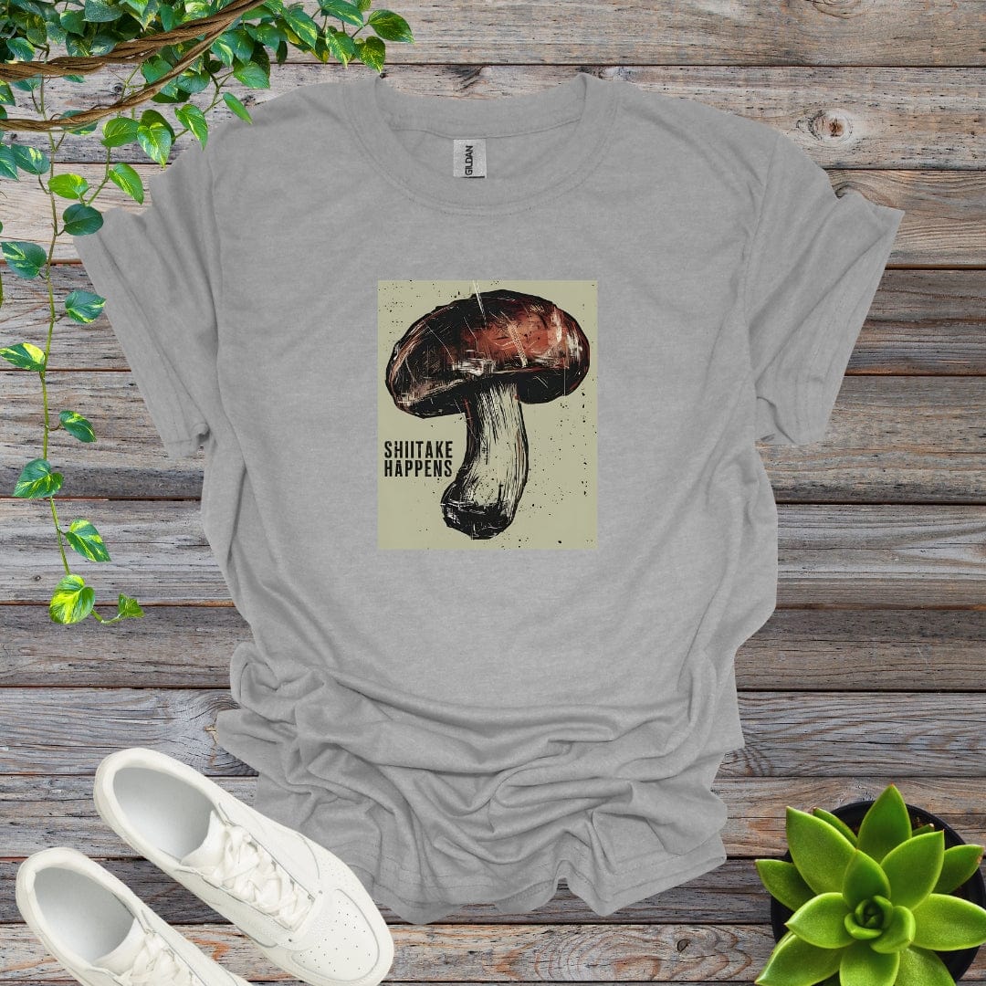 Sport Grey / S Shiitake Happens - Version 3 Shirt