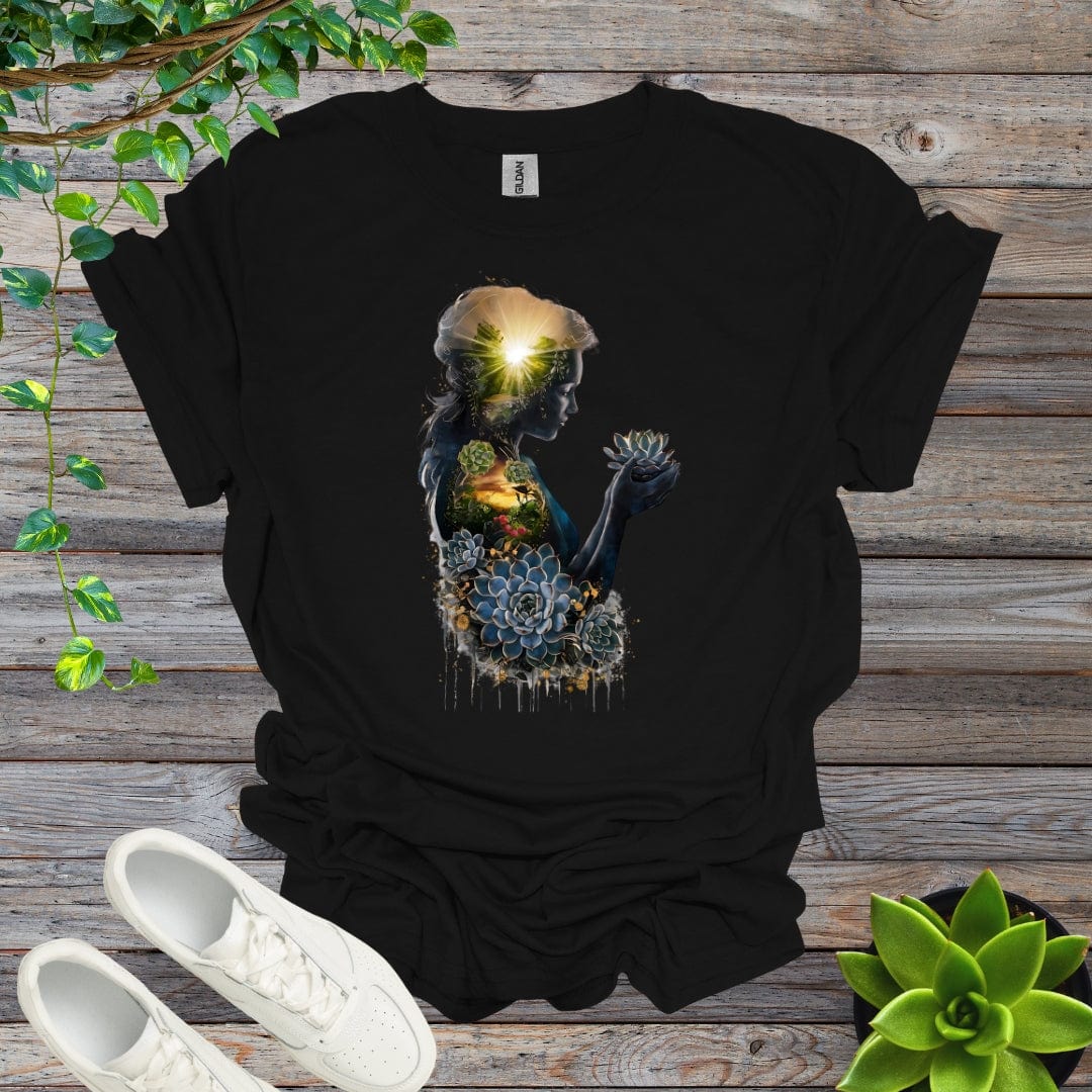 Black / S Succulent Girl - Version 1 Shirt