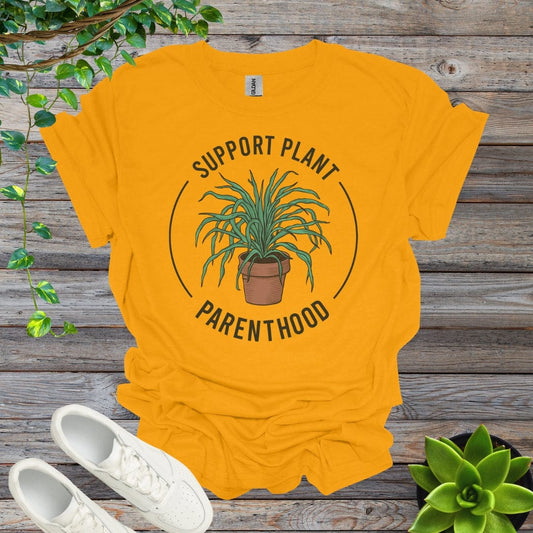 Gold / S Support Plant Parenthood Shirt