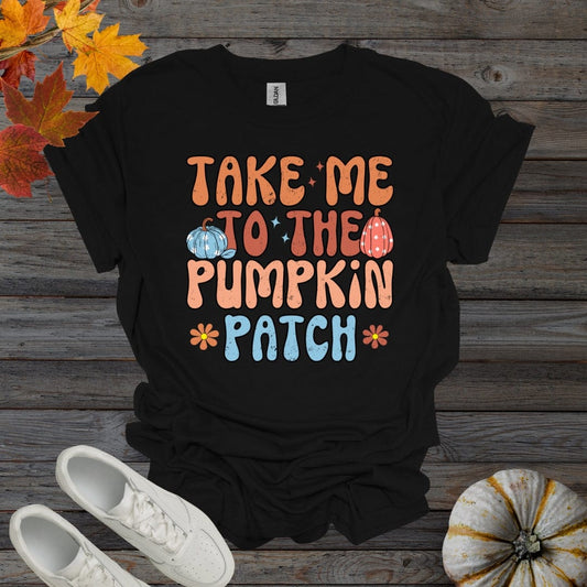 Black / S Take Me To The Pumpkin Patch Shirt