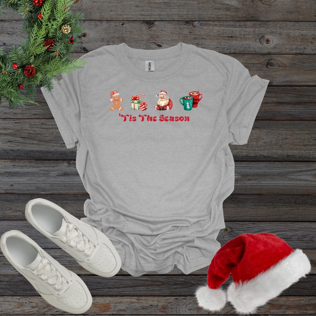 Sport Grey / S 'Tis The Season Christmas Shirt