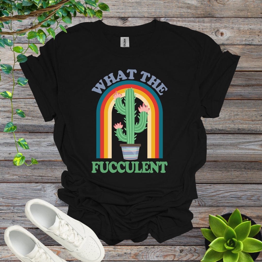 Black / S What The Fucculent Shirt