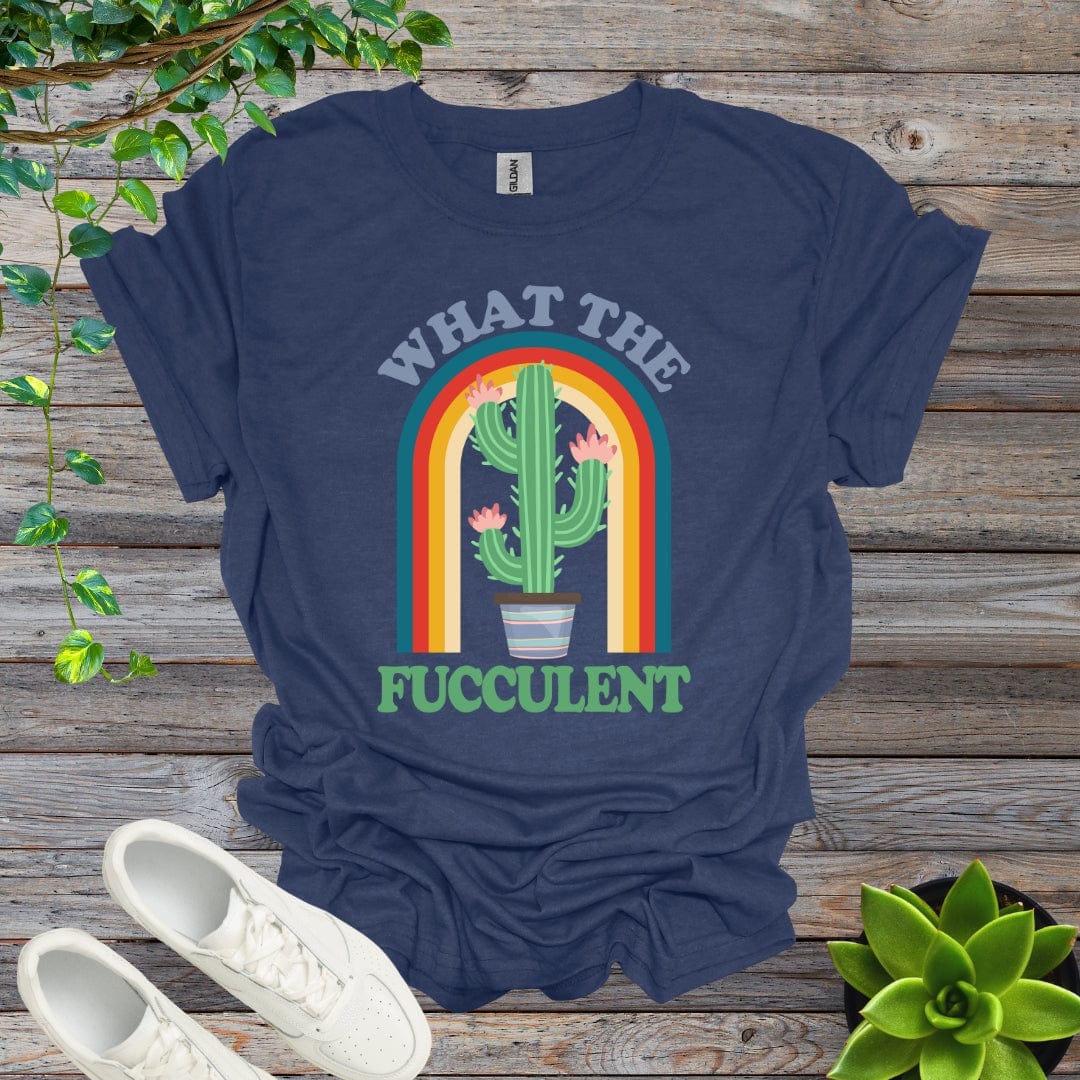 Heather Navy / S What The Fucculent Shirt