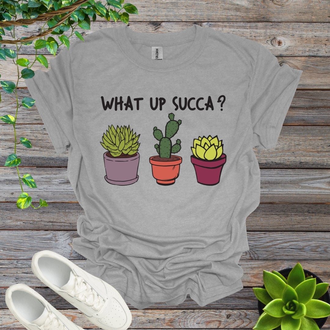 Sport Grey / S What Up Succa? Shirt